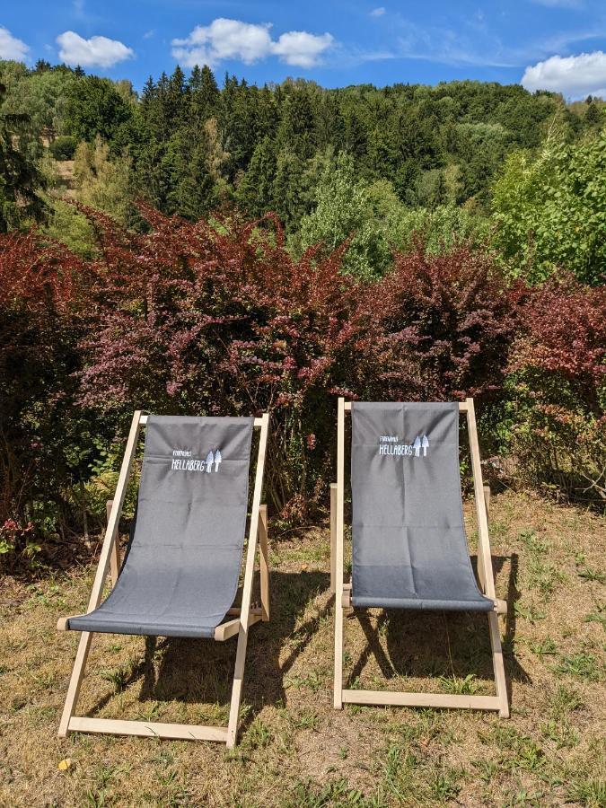 Ruhiges Ferienhaus Am Waldrand Mit Sauna Und Kamin - Hellaberg II Langenbach  Eksteriør bilde